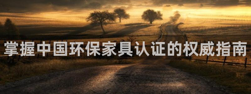 杏耀官网注册地址：掌握中国环保家具认证的权威指南